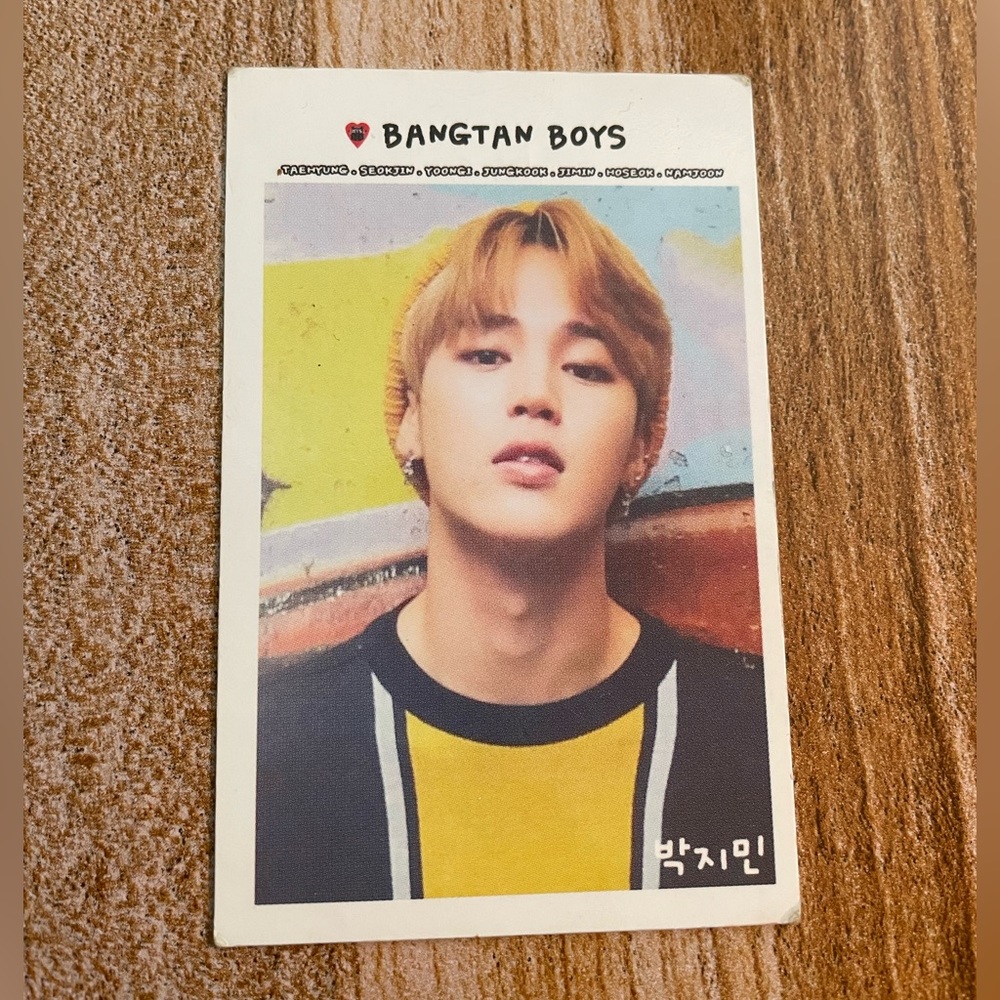 BTS Jimin Photocard